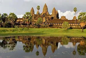 Ornate Prints: Angkor Wat Temple. The temples of Angkor are highly symbolic structures