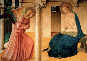 Madonna Prints: The Annunciation, by Guido di Pietro (Piero) known as Beato Angelico