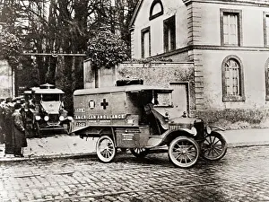 Incidental People Prints: Antique Ambulances