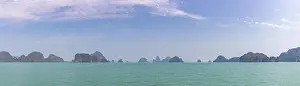 Draussen Prints: Ao Phang Nga National Park Panorama A panorama picture of the Ao Phang Nga National Park islands