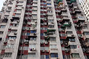 Afrasia Prints: Apartment building in Shanghai China