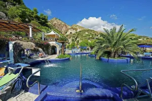 Southern Italy Prints: Aphrodite-Apollon thermal bath, spa resort, Ischia, Gulf of Naples, Italy, Europe