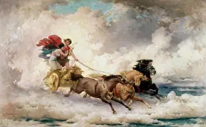 Adult Animal Prints: Apollo in the Chariot of the Sun Frederick Arthur Bridgman (1847-1928 American)
