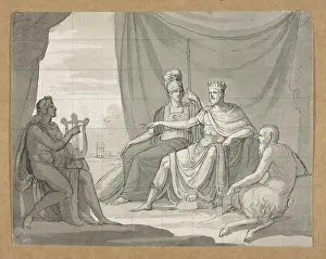 Zakup Proweniencja Prints: Apollo playing in Lira before Zeus; Plersch