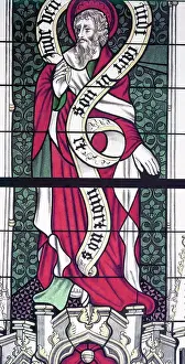Floral Pattern Prints: Apostle Phillip, stained glass, 13th century