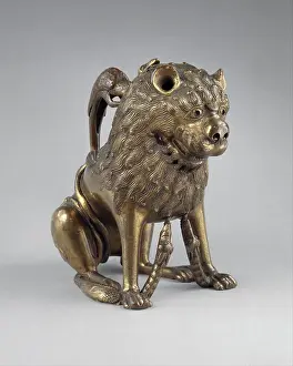 Priest Prints: Aquamanile in the Form of a Lion ca