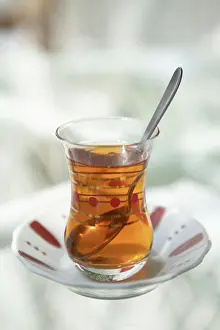 Dubai Prints: Arabian Tea at a Cafe in Old Town, Dubai