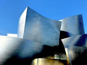 Architectural Marvel: Innovative Design of Disney Hall in Los Angeles at Dusk