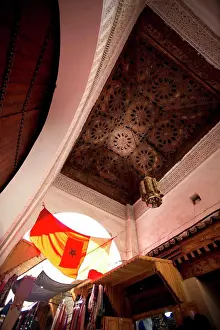 Morocco Prints: Architectural detail Medina Fez, Morocco
