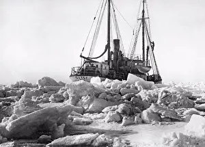 Frozen Prints: Arctic: c. 1929 The late Roald Amundsen's flagship