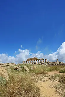 Sicily Prints: Area of the Acropolis. Archaeological Area of selinunte. Castelvetrano. Sicily