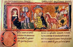 Armenia Prints: Armenia: Baldwin of Boulogne receiving the homage of the Armenians in Edessa (today southern Turkey)