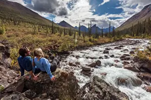 August Prints: Arrigetch Creek, Xanadu, Elephants Tooth and Parabala mountain in the distance