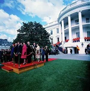 Assistant Prints: Arrival ceremonies for Konrad Adenauer