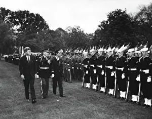 Colonel Prints: Arrival ceremony for Ahmed Ben Bella