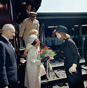 Union Prints: Arrival ceremony for Haile Selassie I