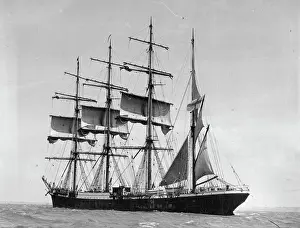 Nautical Prints: Arrival of the Finnish four-masted barque