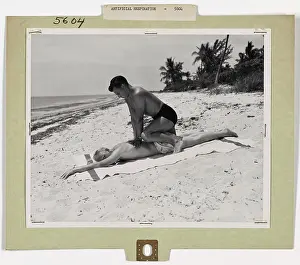 Coast Guard Prints: Artificial Respiration: Back-Pressure