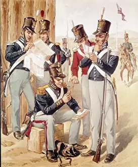 Envelope Prints: Artillery. Infantry. Dragoon. (Full Dress) (1835-50)