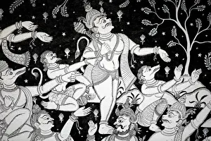 Singapore Prints: Asian Civlisations Museum. Ramayana scene