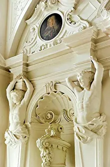 Hessia Prints: Atlases, stucco work by Andreas Schwarzmann
