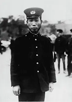 Patrol Prints: Attempted Assassination of the Emperor of Japan - The policeman who caught the Assassin after the attempt