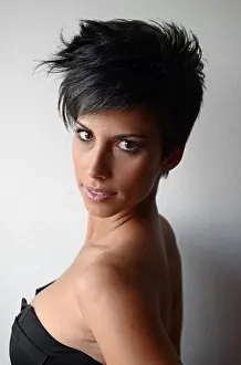 Grace Prints: Attractive short haired woman
