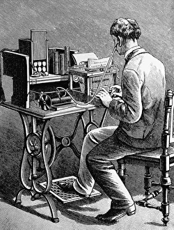 Audio Prints: Audio-typing from a wax cylinder made on a Bell & Tainter Graphophone
