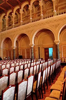 Balcony Prints: Auditorium seating in the Yuriy Fedkovych Chernivtsi National University