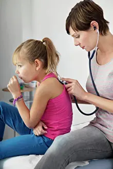 Examination Prints: Auscultation, child