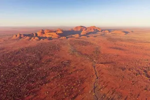 Point Of View Prints: Australia, Northern Territory, Aerial view of Kata Tjuta rock formation