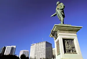 Australia, South Australia, Adelaide, Victoria Square, Charles Kingston Statue