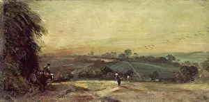 John Constable Prints: Autumn Sunset by John Constable, (1776-1837)