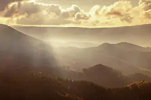 Autumnal Prints: Autumn view from the Buchkopf, a mountain in Oppenau
