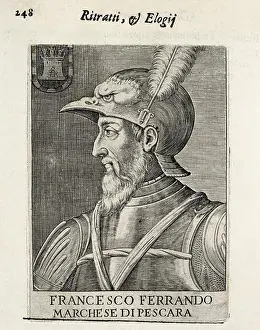 Spaniard Prints: AVALOS, Fernando Francisco (1490-1546)