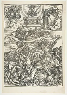 Durer Prints: The Four Avenging Angels, from The Apocalypse 1498 Albrecht Dürer German