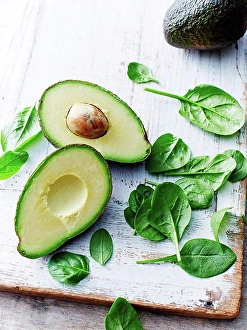 Assortment Prints: Avocado, baby spinach