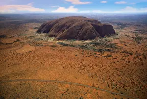 Luftbild Prints: Ayers Rock from helicopter