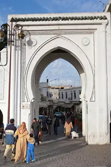 Place Prints: Bab el Fahs, Medina gate, Tangier, Morocco, North Africa, Africa