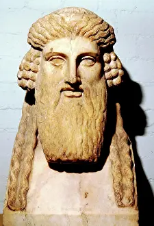 Bacchus Prints: Bacchus head. Roman. 1st cent AD