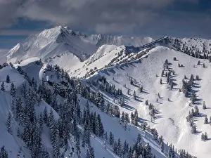 Powder Prints: Backcountry skiers have enjoyed the fresh powder in Silver Fork
