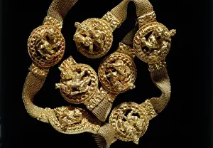 Luxury Prints: Bactrian Gold: Belt (Detail) Artist Unknown Kabul Museum, Afghanistan