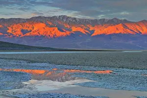 Basin Prints: Badwater Basin, Death Valley National Park, California, USA