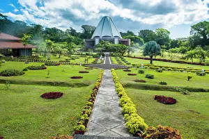 South Pacific Prints: The Bahai House of Worship Samoa, Upolu, British Samoa, South Pacific, Pacific