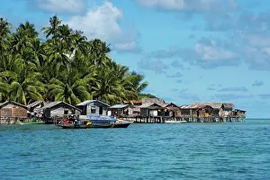 Tropical Prints: Bajau Village on Island of Danawan