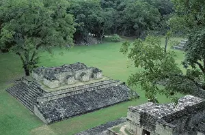 Caribbean Prints: BALL COURT, dated to 775 AD, was used for MAYAN BALL GAME in which the losers lost their heads - COPAN RUINS