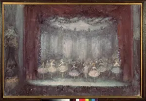 Opera Prints: A ballet by Sapunov, Nikolai Nikolayevich (1880-1912)/ State Tretyakov Gallery
