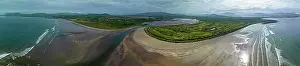Coast Prints: Ballinskelligs Bay, sandy beach and River Rinny