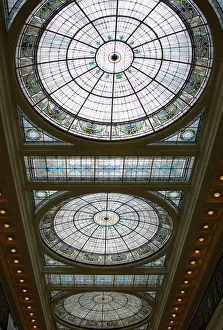 Maryland Prints: BALTIMORE, MARYLAND. USA. Skylights in Penn Station