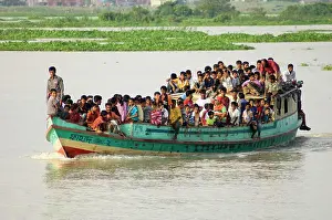 Ferry Prints: Bangldesh, Dhaka Division, Keraniganj Upazila